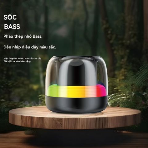 Loa Bluetooth Mini DZ018 5.3 Không Dây với LED RGB - Âm Thanh HD Di Động cho Tiệc Tùng và Ngoài Trời