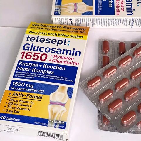 Bổ xương khớp Tetesept Glucosamin 1650mg Đức 40 viên