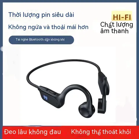 Tai Nghe Bluetooth V5.2 Không Dây Thể Thao - Âm Thanh Ấn Tượng, Thời Gian Sử Dụng 5 Giờ, Khả Năng Chống Thấm Nước, Thiết Kế Siêu Nhẹ