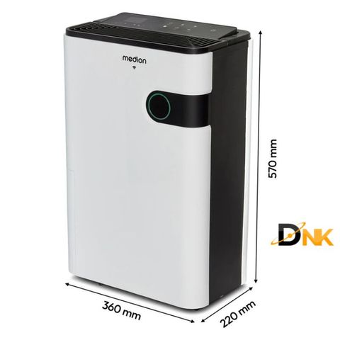Máy hút ẩm Medion MD12044 24L - Điều khiển App thông minh, chính hãng Đức, tiết kiệm điện, phù hợp cho không gian sống tới 40m²