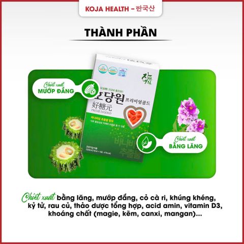 Nước Uống Hỗ Trợ Cải Thiện Đường Huyết Hodangwon Premium Gold - 30 Gói X 70ml - Tăng Cường Chuyển Hóa Glucose và Sức Khỏe Tổng Thể