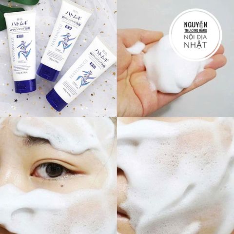 Sữa Rửa Mặt Ý Dĩ Hatomugi Naturie Nhật Bản - Chăm Sóc Da Sạch Sâu, Cung Cấp Độ Ẩm, Dễ Dùng Cho Tất Cả Loại Da