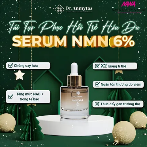 Tinh Chất Tái Tạo Da Dr.Anmytas Nờ M Nờ 6% 30ML - Serum Chống Lão Hóa, Giúp Làm Trắng, Trẻ Hóa Da Tăng Cường Độ Ẩm