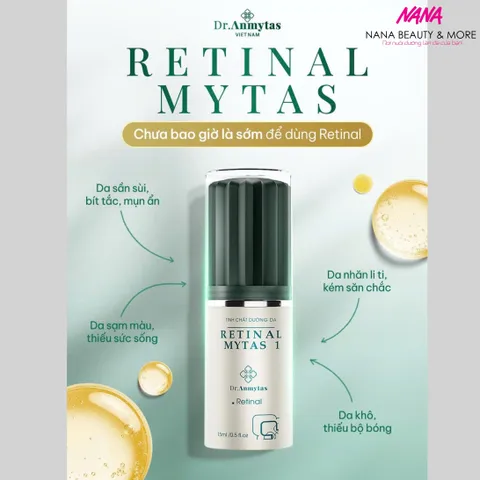 Serum Rè Ti Nan Mytas 1 - Phục Hồi & Tái Tạo Cấu Trúc Da Chống Lão Hóa 15ML - Giúp Da Sáng Khỏe và Trẻ Trung