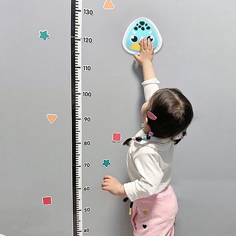 Bộ Chạm Nhảy Tăng Chiều Cao và Thước Đo Chiều Cao Decal Dán Tường Midu cho Trẻ Em - Phát Triển Chiều Cao Vượt Trội, Thể Dục Thú Vị