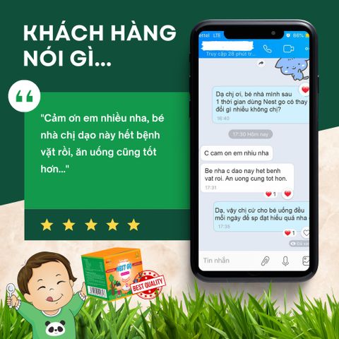 Ống Uống Dinh Dưỡng Yến Xào NEST GO - Hỗ Trợ Trẻ Biếng Ăn, Còi Cọc, Tăng Sức Đề Kháng, Hộp 30 ống x 10ml