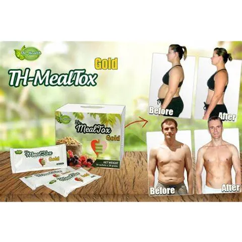 TH Mealtox Gold - Bổ Sung Chất Xơ và Hỗ Trợ Tiêu Hóa An Toàn - Giảm Cân Hiệu Quả - Hộp 30 Gói 20g
