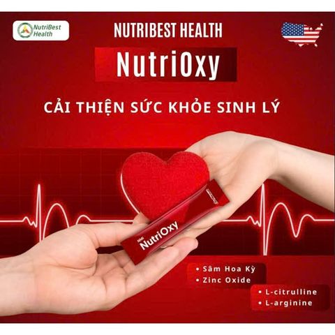 NMI Nutrioxy - Thực Phẩm Bổ Sung Tăng Hấp Thụ Oxy, Hỗ Trợ Ngừa Tai Biến & Tăng Cường Sức Khỏe Tế Bào Từ Mỹ