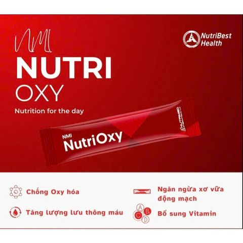 NMI Nutrioxy - Thực Phẩm Bổ Sung Tăng Hấp Thụ Oxy, Hỗ Trợ Ngừa Tai Biến & Tăng Cường Sức Khỏe Tế Bào Từ Mỹ