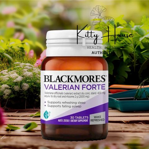 Viên Uống Hỗ Trợ Giấc Ngủ Blackmores Valerian Forte 30 Viên - Cải Thiện Chất Lượng Ngủ, Giảm Căng Thẳng, Hỗ Trợ Ngủ Sâu