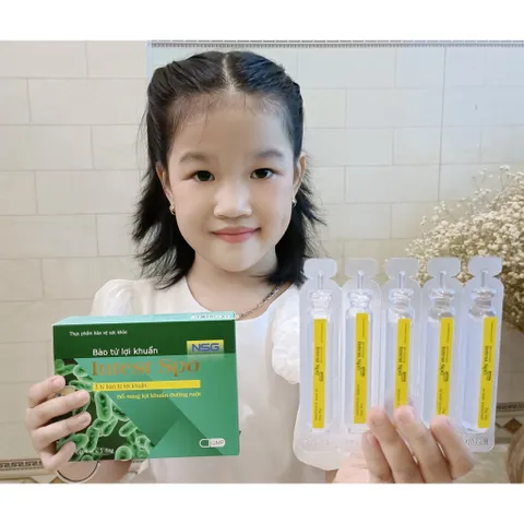 Bào Tử Lợi Khuẩn Intest Spo NSG - Hỗ Trợ Tiêu Hóa, Cải Thiện Hệ Đường Ruột và Tăng Cường Hấp Thụ Dinh Dưỡng - Hộp 4 Vỉ 5 Ống 10ml