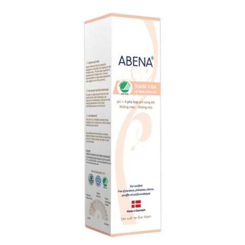 Dung dịch vệ sinh phụ nữ Abena Intimate Care 200ml - Cân bằng pH 3.5-4.0, an toàn cho da nhạy cảm, nhập khẩu Đan Mạch