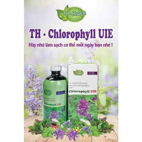 Diệp Lục TH-Chlorophyll UIE Plus 500ml - Hỗ Trợ Thanh Lọc Cơ Thể, Tăng Cường Sức Đề Kháng, Giảm Oxy Hóa