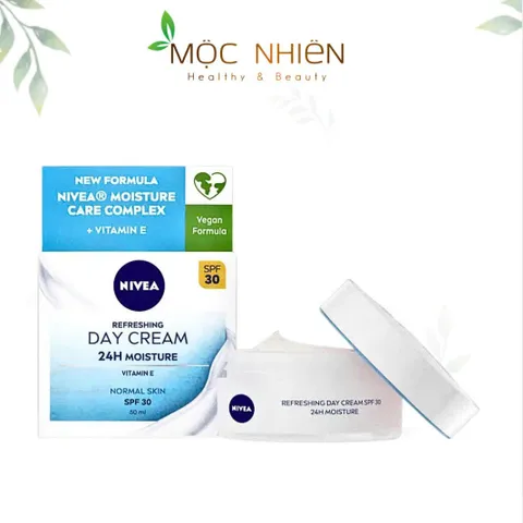 Kem Dưỡng Ẩm NIVEA Ban Ngày SPF30 50ml - Dưỡng Ẩm Chuyên Sâu, Bảo Vệ Da, Phù Hợp Da Thường và Da Hỗn Hợp