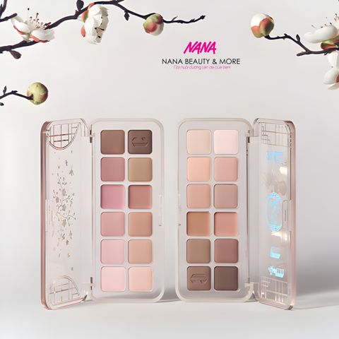Bảng Phấn Mắt Clio Pro Eye Palette Air 2025 - 12 Ô Đa Năng Kỷ Niệm Văn Hóa Hàn Quốc - Makeup Đẹp & Dễ Tán