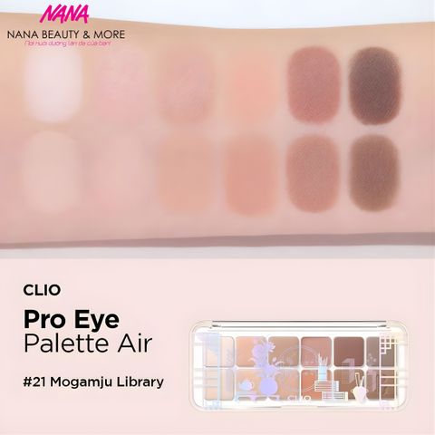 Bảng Phấn Mắt Clio Pro Eye Palette Air 2025 - 12 Ô Đa Năng Kỷ Niệm Văn Hóa Hàn Quốc - Makeup Đẹp & Dễ Tán
