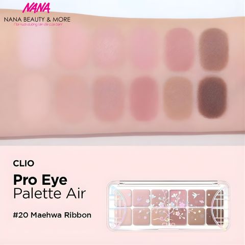 Bảng Phấn Mắt Clio Pro Eye Palette Air 2025 - 12 Ô Đa Năng Kỷ Niệm Văn Hóa Hàn Quốc - Makeup Đẹp & Dễ Tán