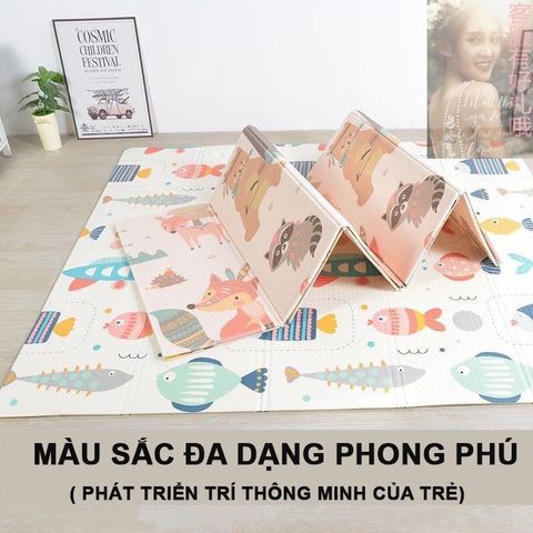 Thảm Xốp Đa Màu Sắc 1.8m x 2m - Giải Pháp Hoàn Hảo Cho Không Gian Chơi Của Trẻ Nhỏ, Chất Liệu Lành Tính, Dễ Dàng Vệ Sinh