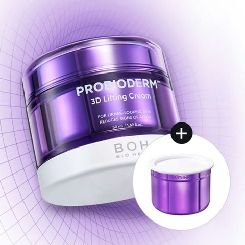 Set Kem Dưỡng Nâng Cơ Mặt BIOHEAL BOH Probioderm 3D Lifting Cream 50mL + Refill - Cấp Ẩm và Trẻ Hóa Da Từ Thiên Nhiên