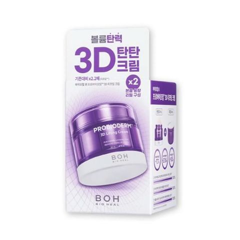 Set Kem Dưỡng Nâng Cơ Mặt BIOHEAL BOH Probioderm 3D Lifting Cream 50mL + Refill - Cấp Ẩm và Trẻ Hóa Da Từ Thiên Nhiên