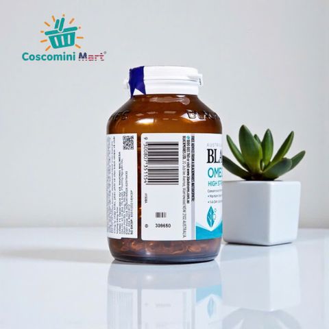 Viên Uống Omega 3 Blackmores Double High Strength - Bổ Sung Omega 3 Tốt Cho Mắt, Tim Mạch, Não Bộ - 90 Viên Nang Mềm