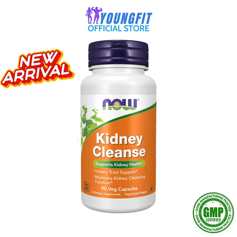 Viên Uống Kidney Cleanse NOW Hỗ Trợ Chức Năng Thận Khoẻ Mạnh (Hộp 90 viên) - YoungFit