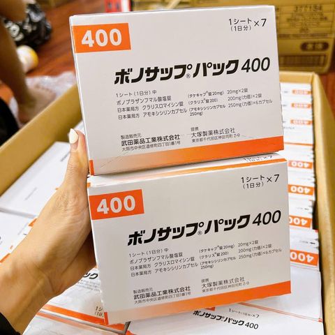 Ức chế vi khuẩn HP dạ dày Vinosap 400 Japan 70 viên