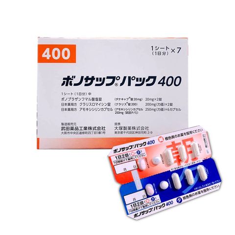 Ức chế vi khuẩn HP dạ dày Vinosap 400 Japan 70 viên