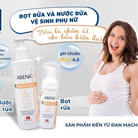 Nước Rửa Vệ Sinh Phụ Nữ Abena Intimate Care 200ml - Sản Phẩm Nhập Khẩu Đan Mạch, An Toàn Cho Da Nhạy Cảm, Sử Dụng Hằng Ngày