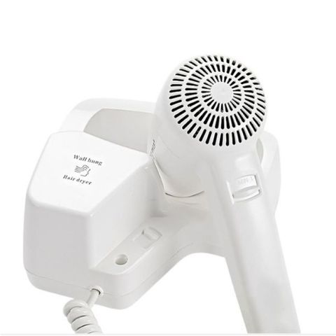 Máy Sấy Tóc Treo Tường HTX 1000W - Kèm 2 Ổ Cắm Phụ - Thiết Kế Hiện Đại Cho Nhà Tắm, Tiện Lợi và An Toàn (TV1381)