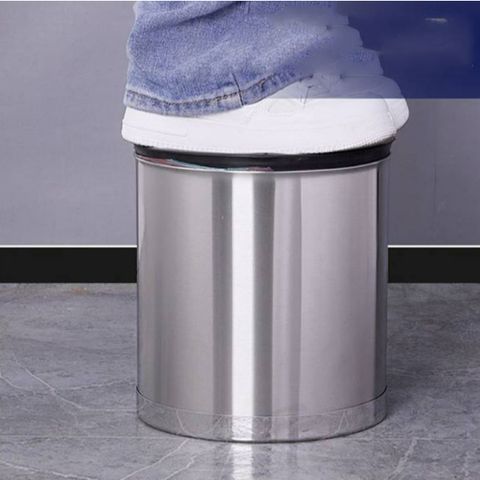 Thùng rác inox tròn 2 lớp (TV1396)