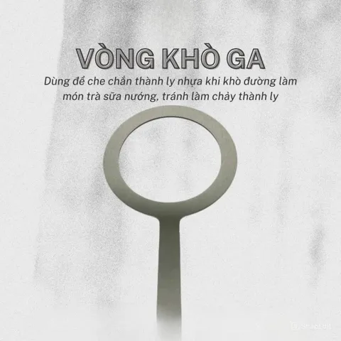 Vòng Khò Ga Pha Chế - Dụng Cụ Bếp Tiện Lợi, Thép Cao Cấp, Kích Thước 10x8x16cm - Sản Phẩm Gia Dụng Chính Hãng (TV1412)
