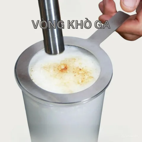Vòng Khò Ga Pha Chế - Dụng Cụ Bếp Tiện Lợi, Thép Cao Cấp, Kích Thước 10x8x16cm - Sản Phẩm Gia Dụng Chính Hãng (TV1412)