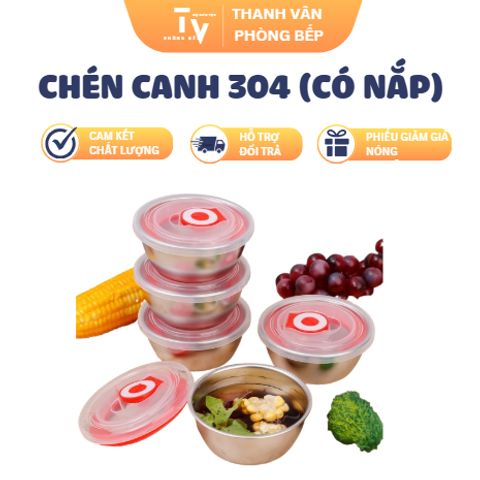 Chén canh 304 (Có nắp) (TV1276)