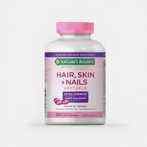 Viên Uống Đẹp Da Tóc Móng Nature’s Bounty Hair Skin Nails 250 Viên - Bổ Sung Biotin, Vitamin C, E & Collagen Giúp Làm Đẹp Từ Bên Trong