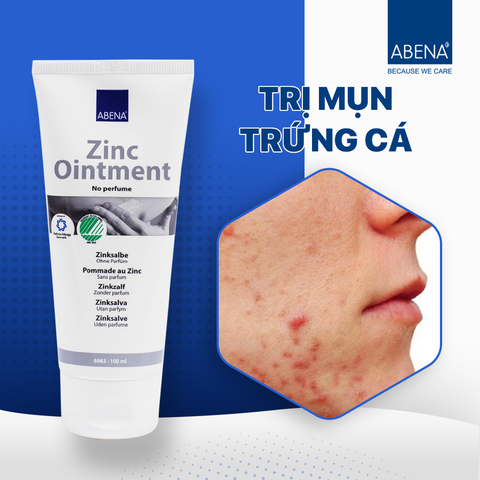 Kem Đa Năng Abena Zinc Oinment - Ngăn Ngừa Hăm Da Cho Trẻ Nhỏ - Nhập Khẩu Đan Mạch - 100ml