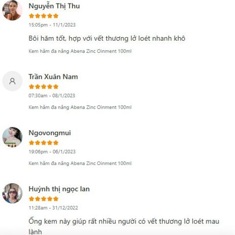Kem Đa Năng Abena Zinc Oinment - Ngăn Ngừa Hăm Da Cho Trẻ Nhỏ - Nhập Khẩu Đan Mạch - 100ml