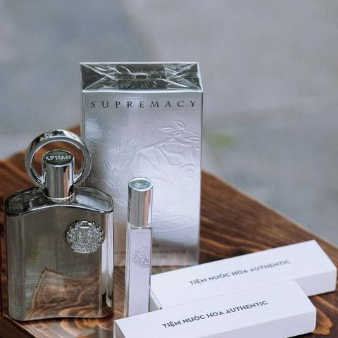 Nước Hoa Nam Afnan Supremacy Silver EDP 10ml - Hương Thơm Quyến Rũ, Sang Trọng Dành Cho Phái Mạnh, Phong Cách Tự Tin