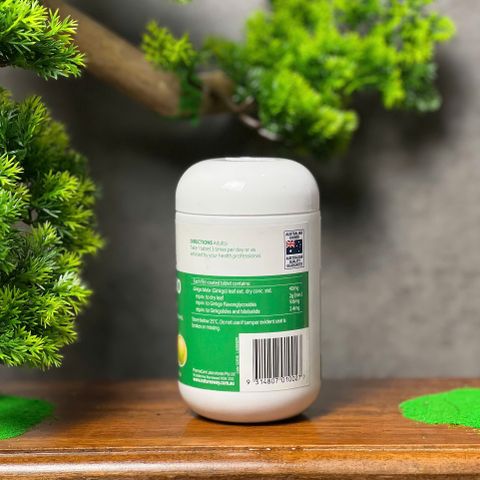 Viên uống bổ não Nature's Way Ginkgo 2000 - Tăng cường trí nhớ và nhận thức cho người trưởng thành - 120 viên