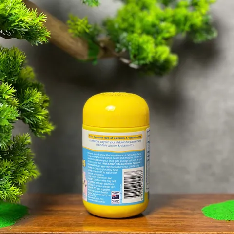 Kẹo Vitamin D và Canxi cho Bé Nature's Way 60 Viên - Thực Phẩm Bảo Vệ Sức Khỏe, Hỗ Trợ Phát Triển Xương Răng Chắc Khỏe