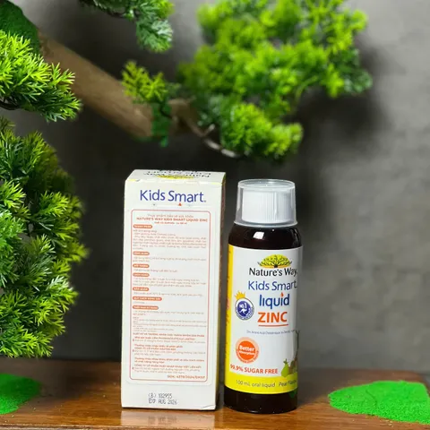 Nature’s Way Kids Smart Kẽm Lỏng - Tăng Cường Sức Đề Kháng & Hệ Tiêu Hóa Cho Trẻ Em (100ml)