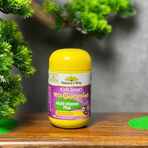 Viên Nhai Kids Smart Nature's Way Vita Gummies - Bổ Sung Vitamin & Chiết Xuất Rau Củ Cho Trẻ Em (60 Viên)