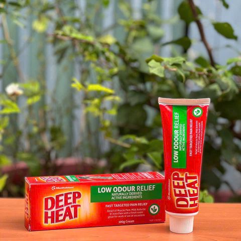 Gel xoa bóp giảm đau Mentholatum Deep Heat 100g - Giảm đau cơ khớp, hỗ trợ phục hồi chấn thương, sản xuất tại Úc
