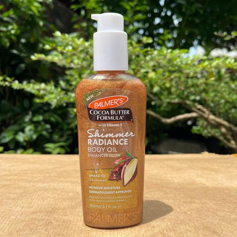 Dầu Dưỡng Thể Nhũ Palmer's Cocoa Butter Formula Shimmer Radiance 150ml - Dưỡng ẩm & Tạo Ánh Sáng Rạng Rỡ Da