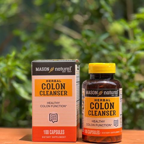 Viên Uống Thải Độc Đại Tràng Mason Natural - Hỗ Trợ Tiêu Hóa, Cân Bằng Vi Sinh, 60 Viên Thảo Dược Giúp Khỏe Đường Ruột