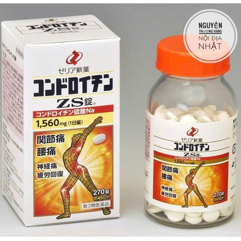(Hàng Nhật Nội Địa) Viên uống hỗ trợ xương khớp nhện Zs Nhật Bản 270 Viên