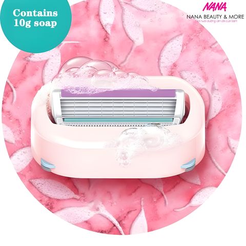 Bộ Dao Cạo SCHICK Intuition Moist Skin - Máy Cạo Lông Cao Cấp Nhật Bản, Dưỡng Ẩm Da Với Bơ Hạt Mỡ & Dầu Jojoba