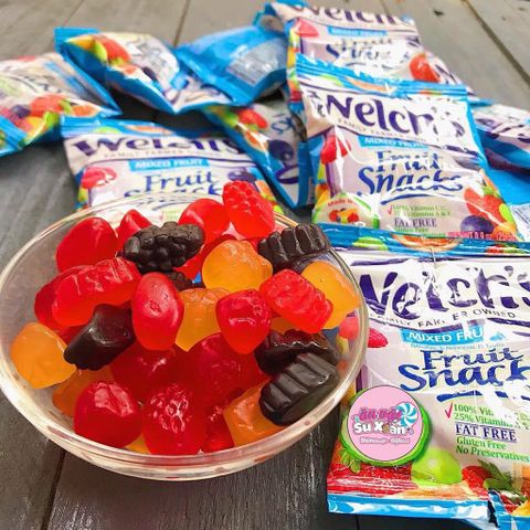 Kẹo Dẻo Trái Cây Welch's Fruit Snacks 90 Gói - Ngọt Ngào Từ Trái Cây Tự Nhiên, Bổ Sung Vitamin C, Không Gluten, Hương Vị Đặc Biệt