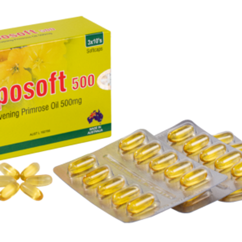Viên Uống Cân Bằng Nội Tiết Tố Eposoft 500mg - Làm Đẹp Da, Giảm Thâm Nám, Hộp 30 Viên, Thương Hiệu Zifam Australia