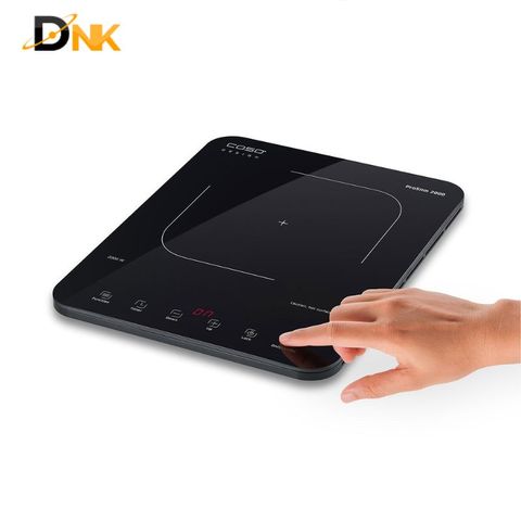 Bếp Từ Đơn CASO ProSlim 2000 - Thiết Kế Siêu Mỏng 2.8cm, Công Suất 2000W, Cảm Ứng Thông Minh, Tiết Kiệm Điện, An Toàn, Hàng Chính Hãng Đức
